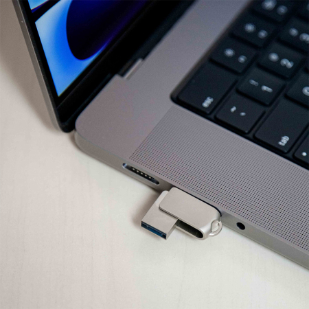 FLASH DRIVE USB 3.2 32GB PLATINET [4]