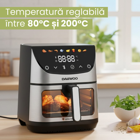FRITEUZA CU AER CALD AIRFRYER 1600W DAEWOO [8]
