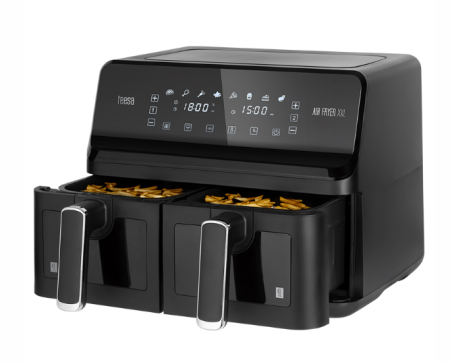 Electronice si Electrocasnice - Teesa Air Fryer Dual – Friteuză cu aer cald 8L, 2700W
