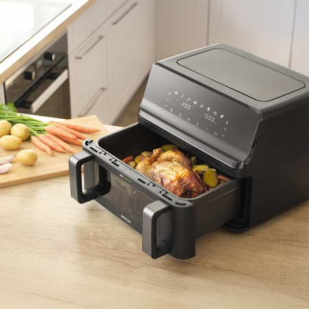 FRITEUZA DUBLA DIGITAL AIRFRYER 2X4.5 L 2700W SENCOR [3]