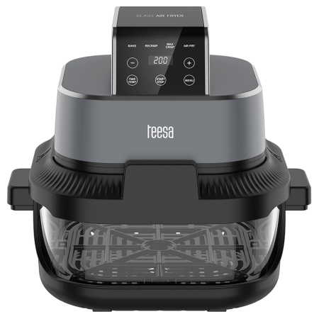 FRITEUZA GLASS AIRFRYER 4L+1.5L 1500W TEESA [8]