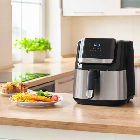 FRITEUZA SMART DIGITAL AIRFRYER 6.5L 1600W SENCOR [2]