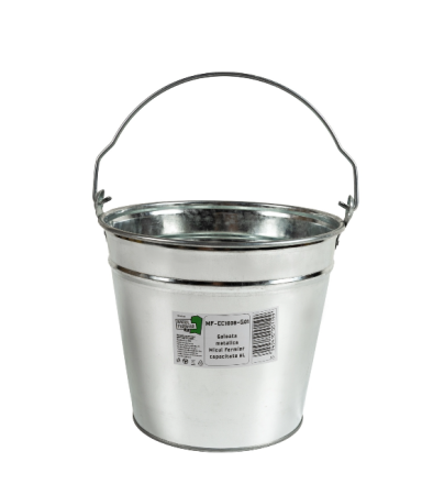 Scule electrice si de mana - Galeata metalica Micul Fermier, 8L G01