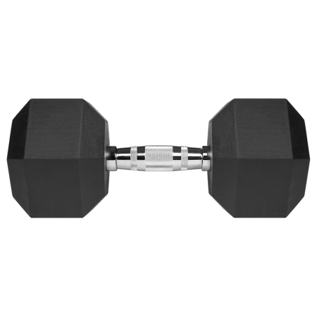 GANTERE DUMBBELL HEX FONTA CAUCIUCATA 20KG REBEL ACTIVE [2]
