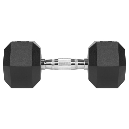 GANTERE DUMBBELL HEX FONTA CAUCIUCATA 2X12.5KG REBEL AC [4]