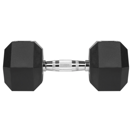 GANTERE DUMBBELL HEX FONTA CAUCIUCATA 2X15KG REBEL ACTI [4]