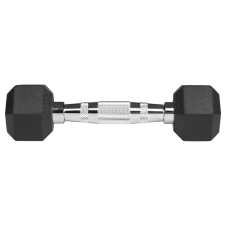 GANTERE DUMBBELL HEX FONTA CAUCIUCATA 2X1KG REBEL ACTIV [4]