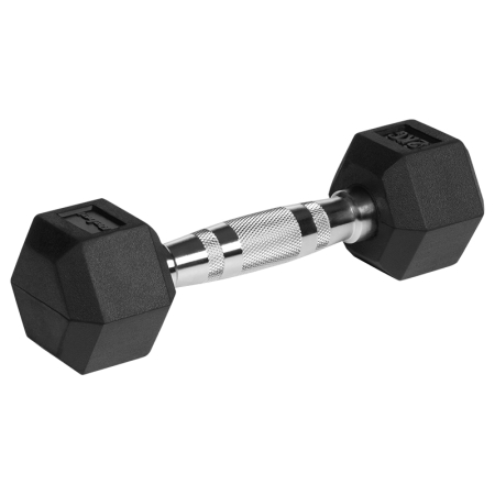 GANTERE DUMBBELL HEX FONTA CAUCIUCATA 2X2KG REBEL ACTIV [3]