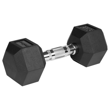 GANTERE DUMBBELL HEX FONTA CAUCIUCATA 2X9KG REBEL ACTIV [3]