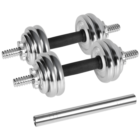 GANTERE REGLABILE CU VALIZA TOTAL 15KG REBEL ACTIVE [1]