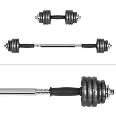 GANTERE REGLABILE CU VALIZA TOTAL 15KG REBEL ACTIVE [4]