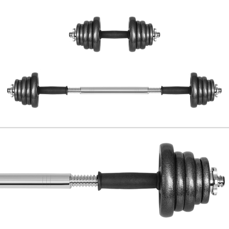 GANTERE REGLABILE CU VALIZA TOTAL 20KG REBEL ACTIVE [4]