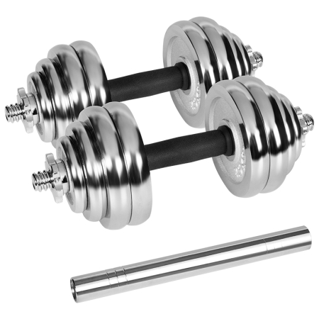 GANTERE REGLABILE CU VALIZA TOTAL 30KG REBEL ACTIVE [1]