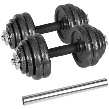 GANTERE REGLABILE CU VALIZA TOTAL 30KG REBEL ACTIVE [1]