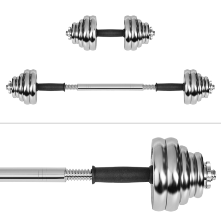 GANTERE REGLABILE CU VALIZA TOTAL 30KG REBEL ACTIVE [4]
