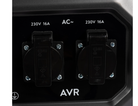 Generator Detoolz 2.5kW 2 prize 230V benzina, 4T, pornire manuala 15L fara roti G01 [2]