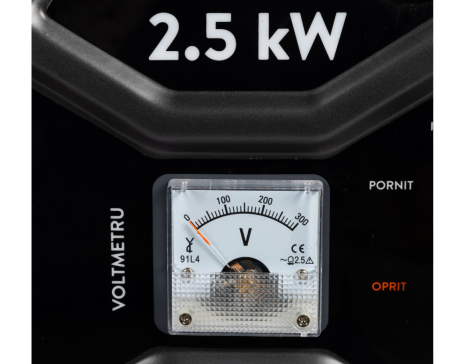 Generator Detoolz 2.5kW 2 prize 230V benzina, 4T, pornire manuala 15L fara roti G01 [3]