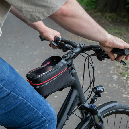 GENTUTA IMPERMEABILA PENTRU BICICLETA CU SUPORT TELEFON [9]