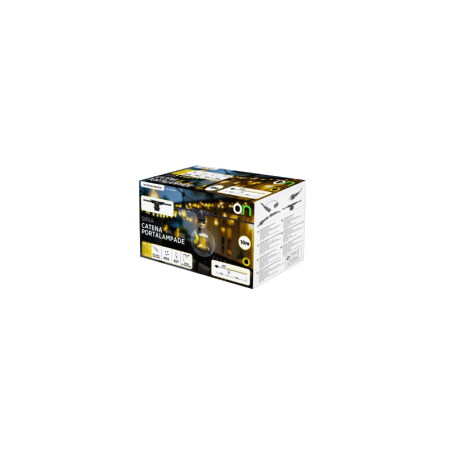 GHIRLANDA LED IC 10 BECURI E27 X 10W 2700K 10M [2]