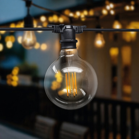 GHIRLANDA LED IC 10 BECURI E27 X 10W 2700K 10M [3]