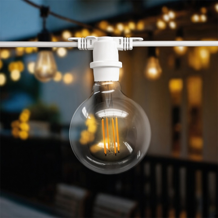 GHIRLANDA LED IC 10 BECURI E27 X 10W 2700K 10M [3]