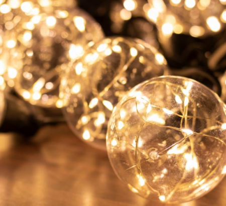 Ghirlandă LED inseriabilă cu globuri microLED alb cald 5m – LPL 10 GLOBE [2]