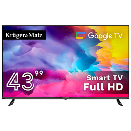 GOOGLE SMART TV 43 INCH 108CM H265 HEVC KRUGER&MATZ [1]