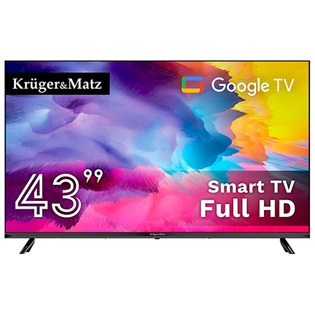TV, Electronice & Foto - GOOGLE SMART TV 5.0 43 INCH 108CM H265 KRUGER