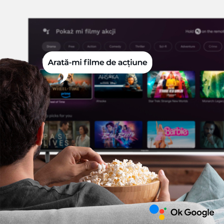 GOOGLE SMART TV 5.0 50 INCH 126CM H265 HEVC KRUGER&MATZ [5]