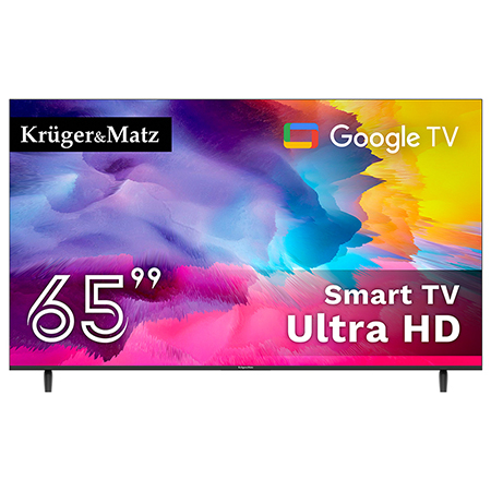 TV, Electronice & Foto - GOOGLE SMART TV 5.0 65 inch 163CM ULTRAHD 4K KRUGER&MATZ