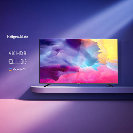 GOOGLE SMART TV QLED 75INCH 191CM H265 HEVC KRUGER&MATZ [13]