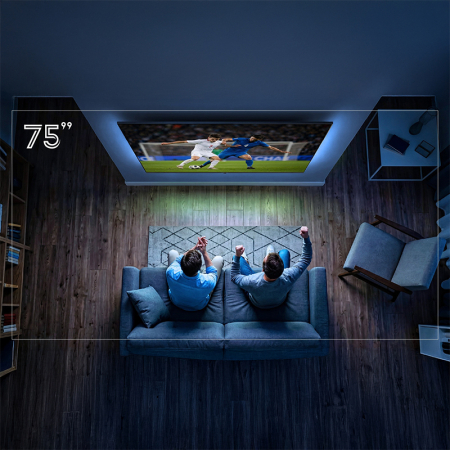 GOOGLE SMART TV QLED 75INCH 191CM H265 HEVC KRUGER&MATZ [14]