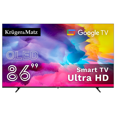 TV, Electronice & Foto - GOOGLE SMART TV QLED 86INCH 218CM H265 HEVC KRUGER&MATZ