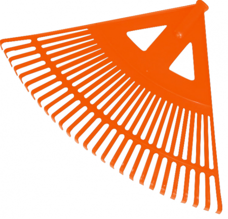 Utilaje agricole - grebla-evantai-plastic-610mm-24-dinti-colorata-12258-rustovar