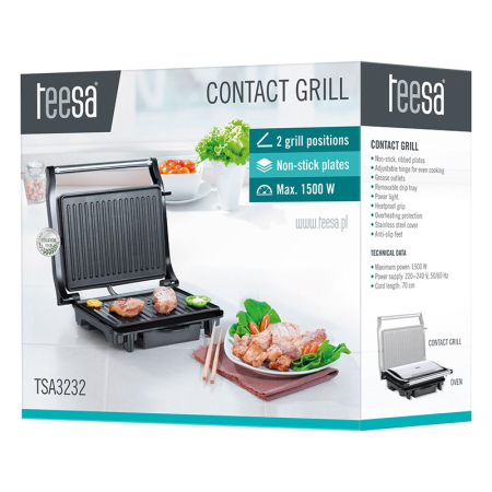 GRILL ELECTRIC 1500W PANINI TEESA [5]