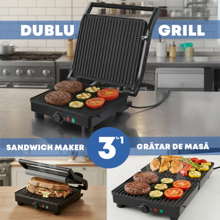 GRILL ELECTRIC 2000W DAEWOO [3]