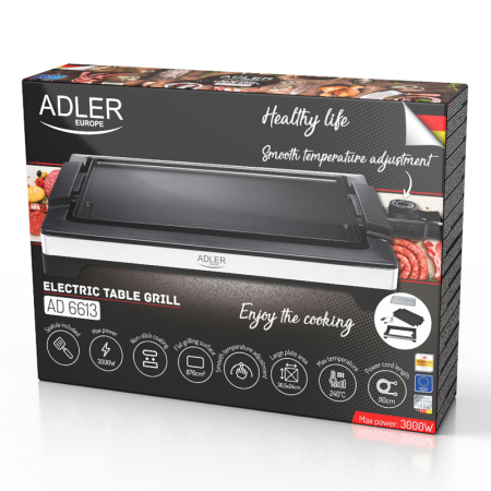 GRILL ELECTRIC DE MASA 3000W AD 6613 ADLER [12]