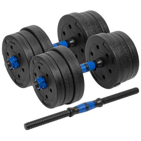 HALTERE REGLABILE CU CONECTOR 2 X 10 KG REBEL ACTIVE [1]