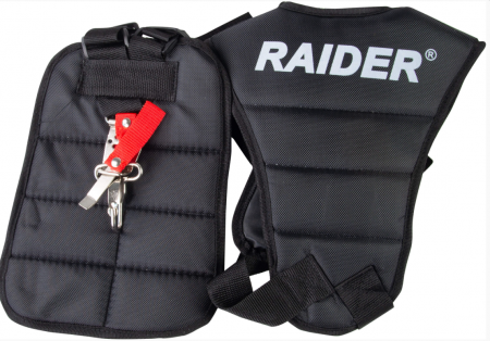 Accesorii - Ham negru cu barete late și burete moale RD 110329