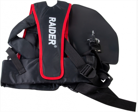 Consumabile cosit și trimmere - Ham RAIDER roșu-negru cu barete late și burete moale