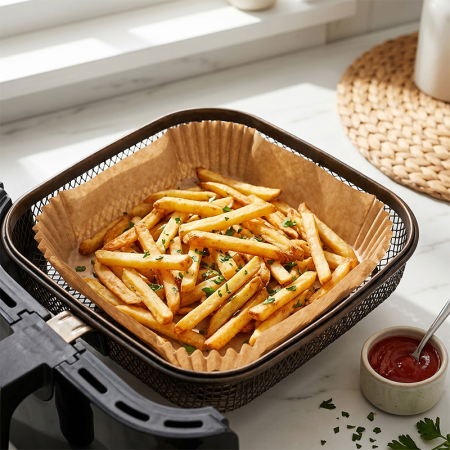 HARTIE PENTRU AIR FRYER PATRAT 20CM 100BUC ADLER [5]