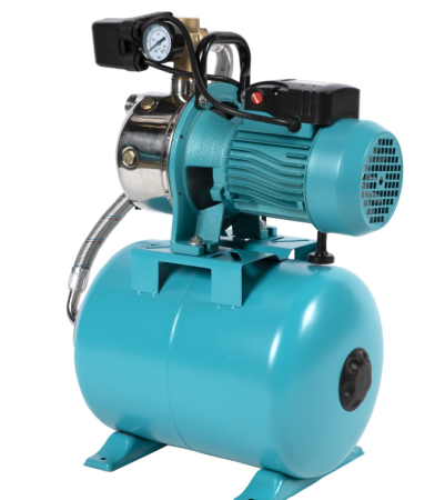 Hidrofoare - Hidrofor Detoolz 0.75 kW, debit 3300l/h, inaltime de pompare 45m, carcasa pompa inox, volum butelie 24 litri