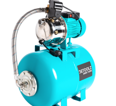 Hidrofor Detoolz 0.75 kW, debit 3300l/h, inaltime de pompare 45m, carcasa pompa inox, volum butelie 50 litri [2]