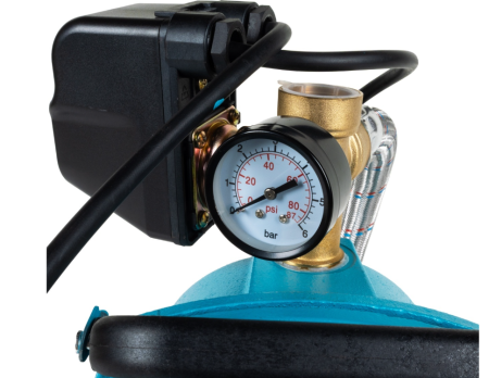 Hidrofor Detoolz 0.9 kW, debit maxim 2280l/h, inaltime maxima de pompare 40m, corp pompa fonta, butelie 24L, ejector [3]