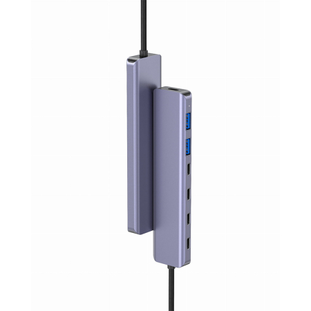 HUB 7 IN 1 10GBS PD 100W ALUMINIU PLATINET [3]