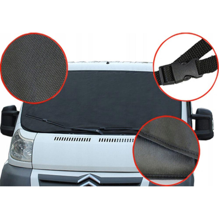 HUSA ANTI-INGHET PARBRIZE DIM. 110-135x90 CM MEGA DRIVE [1]