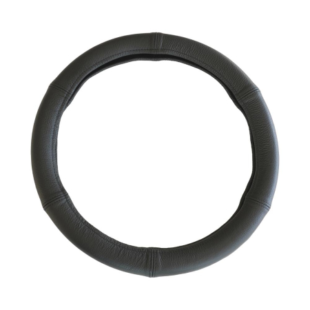 ACCESORII DE INTERIOR - HUSA VOLAN PIELE NATURALA NEGRU 37-39 CM