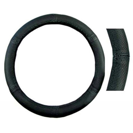 ACCESORII DE INTERIOR - HUSA VOLAN PIELE NATURALA NEGRU 39-41 CM