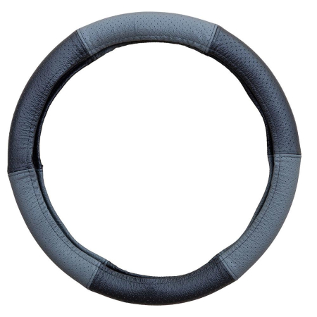 ACCESORII VOLAN SI SCHIMBATOR - HUSA VOLAN PIELE NATURALA PERFORATA GRI 37-39 CM