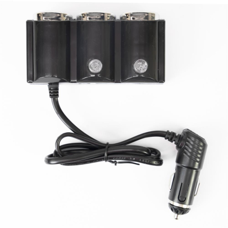INCARCATOR AUTO SPLITER PNI LIGHTER 20 12V/24V, CU 2 IESIRI BRICHETA, 2 X USB (1A), INDICATOR LED [2]